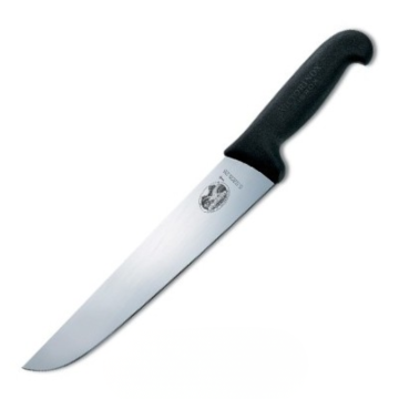 Victorinox Fibrox Handle Butchers Knife in Black 26cm
