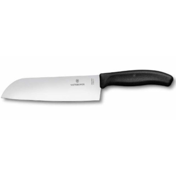 Victorinox SwissClassic Santoku Knife in Black 17cm