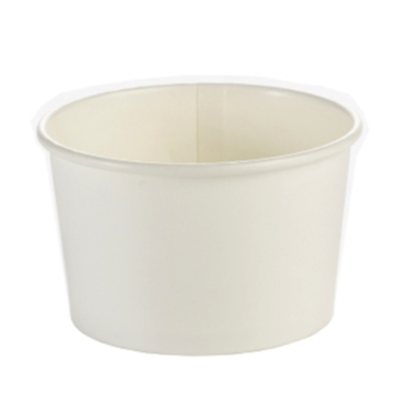 Disposable White Heavy Duty Soup Containers 8oz (Pack 50) [500]