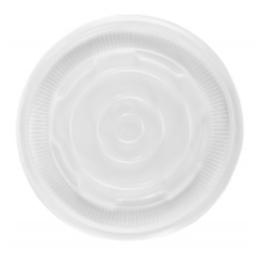 Disposable Plastic Vented Lids for Soup Container 8oz-16oz (Pack 50) [500]