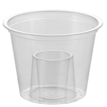 Bomb Shot Plastic Glass 25ml Shot inside 60ml Tumbler (Pack 50)