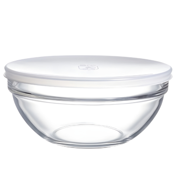 Luminarc Stacking Bowl + Plastic Lid 17cm
