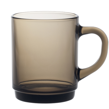 Duralex Versailles Smoke Glass Mug 26cl (Pack 6)