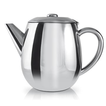 Grunwerg Café Olé Everyday 18/10 Stainless Steel Teapot 17oz