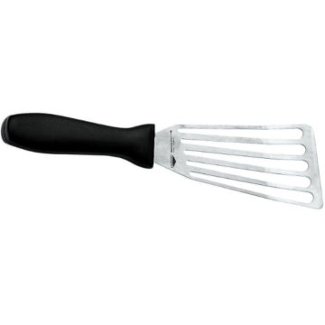 Paderno Stainless Steel Slotted Spatula with Polypropylene Handle 16 x 7.5cm
