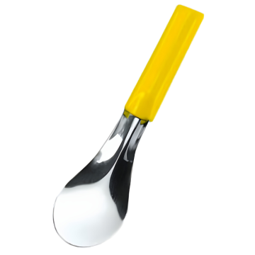 Ice Cream Server / Spade with Yellow Handle 25cm
