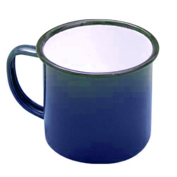 Falcon Housewares Blue Enamel Mug 9cm / 1 pint