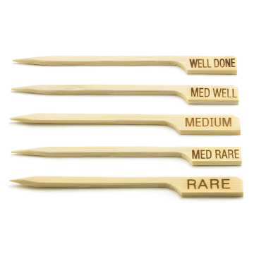 Tablecraft Bamboo Pick Well Done 9cm (Pack 100)