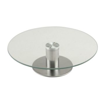 Apollo Glass Cake Turntable 25cm