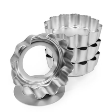 Silverwood 3.5&quot; Deep Fluted Flans (Pack 4)