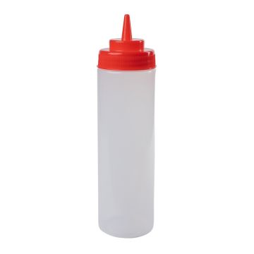 Squeeze Sauce Bottle 24oz Red