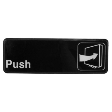 DBL Sign Push 3&quot;x9&quot;