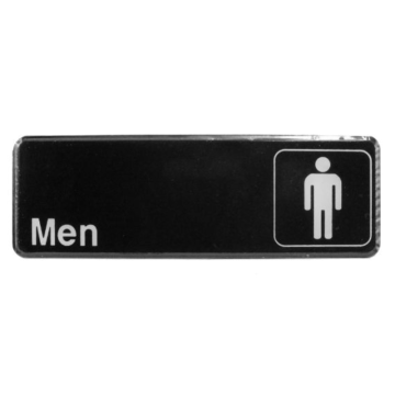 DBL Sign Men 3&quot;x9&quot;