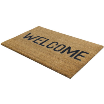 Welcome PVC Coir Doormat 33.5 x 60cm