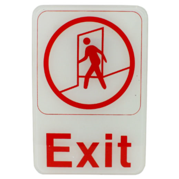 DBL Sign Exit 6&quot;x9&quot;