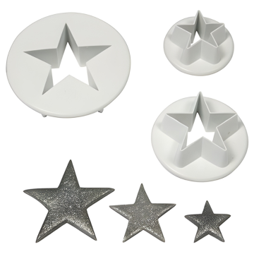 Star Cutters S / M / L (Pack 3)