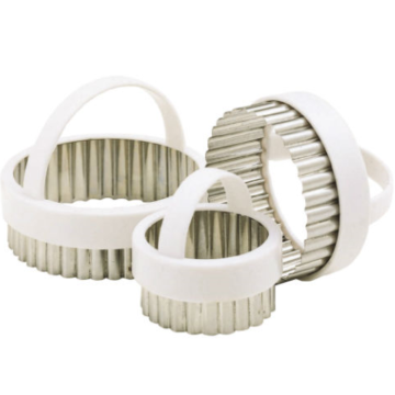 Kitchen Craft Set of Three Fluted Pastry Cutters