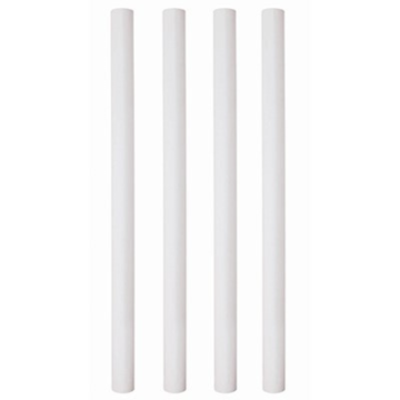 Plastic Dowel Rods White 12.5 (Pack 4)