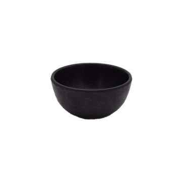 Melamine Hammered Black Ramekin 8cm