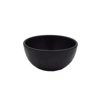 Melamine Hammered Black Bowl 11cm