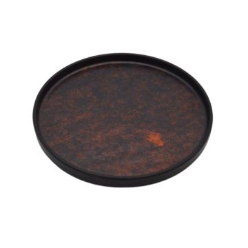 Melamine Rustic Walled Plate 17.5cm