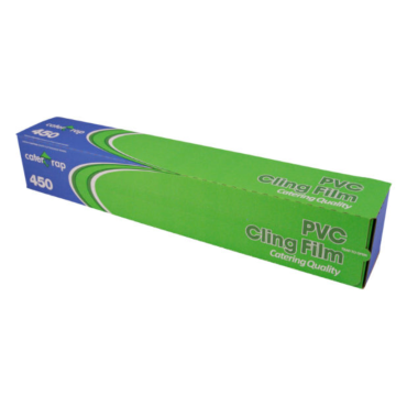 Caterwrap PVC Low Migration Cling Film 45cm x 300m Cutterbox