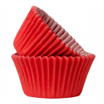Red Muffin Cases (Pack 50)