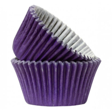 Purple Muffin Cases (Pack 50)