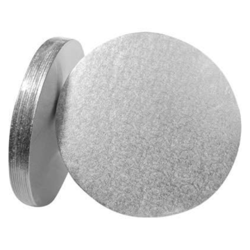 Round Double Thick 3mm Cake Card Silver 8&quot; (Pack 10)