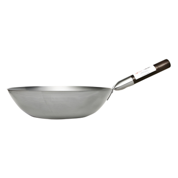 Flat London Wok Mild Steel 10&quot;