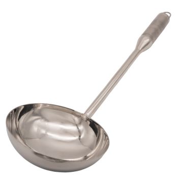 Stainless Steel Fry Ladle Long Handle No 8