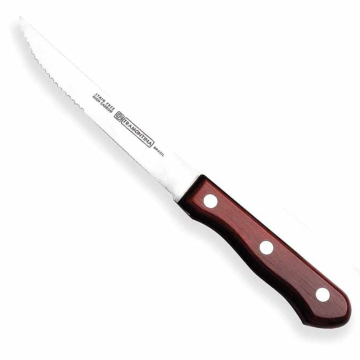 Tramontina Jumbo Polywood Handled Steak Knife 22cm with Serrated Blade