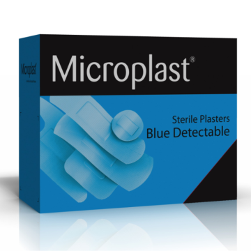 First Aid Blue Detectable Plasters Assorted (Pack 100)