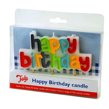 Tala Happy Birthday Candle