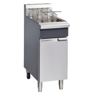 Blue Seal Cobra Series CF2 Single Tank Gas Fryer 20 Litre Capacity with 2 Baskets