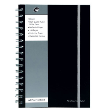 Pukka A5 Black Range Jotta Polyprop