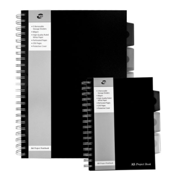 Pukka A5 Black Range Project Book