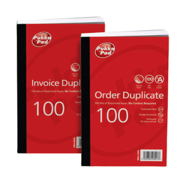 Pukka Duplicate Book Order 210mm x 130mm (6907)