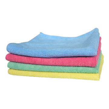 Optima Ultra Microfibre Cloths Yellow 40x40cm (Pack 5)