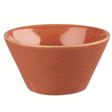 Churchil Stonecast Orange x Squared Sauce Dish 3oz (Pack 12)