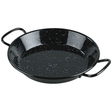 Black Mini Paella Pan 10cm