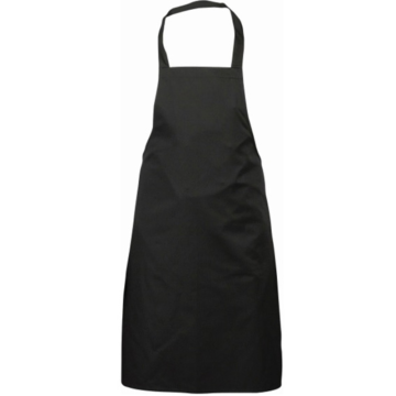 Bib Apron Black 72 x 86 cm