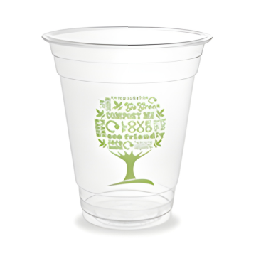 Vegware Biodegradable Cold Cups 12oz Green Tree (Pack 50) [20]