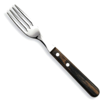 Tramontina Jumbo Polywood Handled Fork 21.4cm Brown