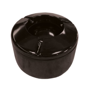 Melamine Ashtray Black 12.5cm