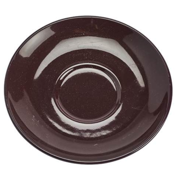 Inker Saucer 14cm In Egg Plant Brown