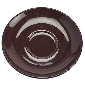 Inker Saucer 16cm In Egg Plant Brown
