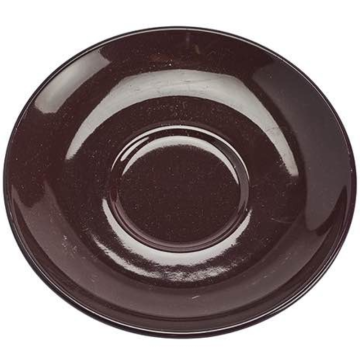 Inker Saucer 17cm In Egg Plant Brown