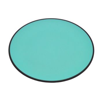 Melamine Black Blue Dinner Plate 26cm