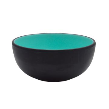 Melamine Black Blue Serving Bowl 16.5cm